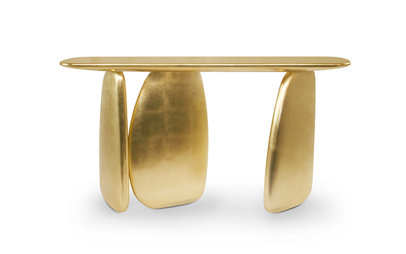 ARDARA Modern Console Table Modern Contemporary Design by BRABBU fits well in a modern home decor.