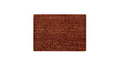 HIMBA | Red Rectangular Wool Rug by BRABBU