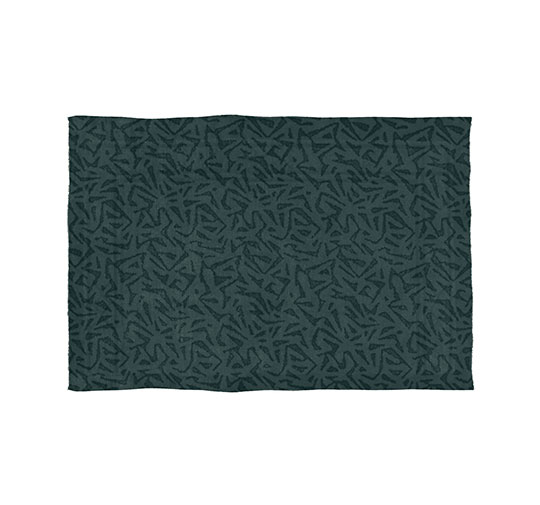 KUBEO | Hand-Knotted Rectangular Dyed Wool Rug by BRABBU