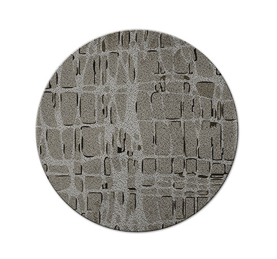 BYSCAINE Round | Natural Wool Round Rug by BRABBU