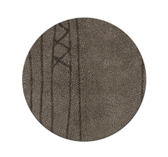 PAPUA Round Rug | Hand-Tufted Round Wool Rug by BRABBU