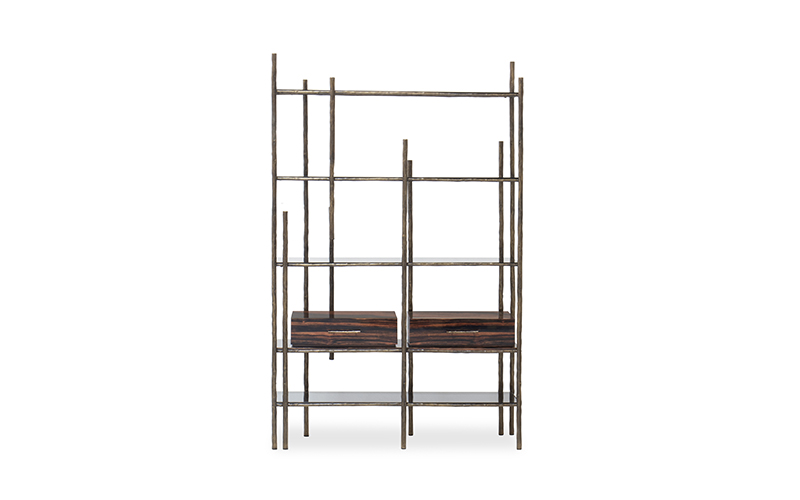 MAMBU | Wood Bookcase Modern Design by BRABBU