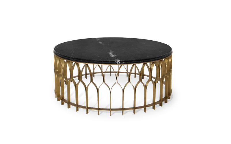 MECCA Brass Coffee Table Modern Design by BRABBU will enhance your modern home decor.