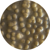 BRABBU BRASS BRUSH HAMMERED AGED